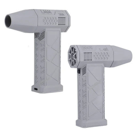 Mini Turbo Violent Fan Dust Blowing Gun - 4000amh / Gray