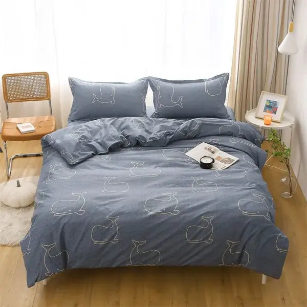 Minimalist Duvet Cover Comfortable and Lightweight Duvet Cover Suitable for All Skin Types Students in All Seasons