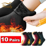 Miraly Women’s Thick Casual Low Tube Socks 10 Pair Pack