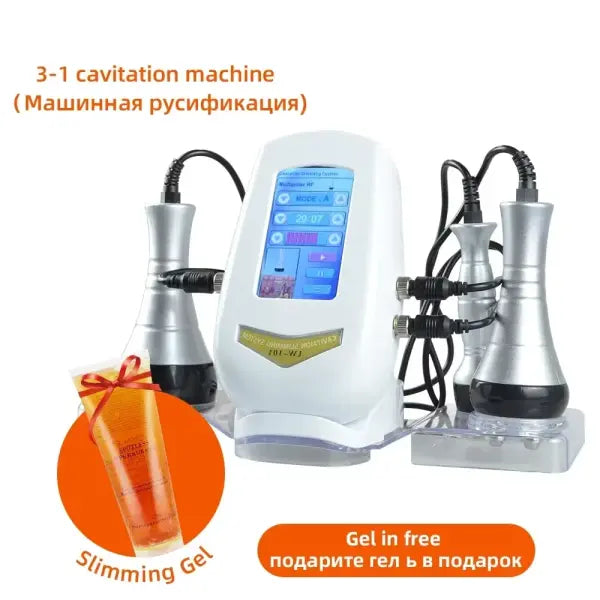 Miss Queeny 3-in-1 Vacuum 40K Slimming Cavitation Machine Skin Tightening And Anti Wrinkle Beauty Equipment（Fast