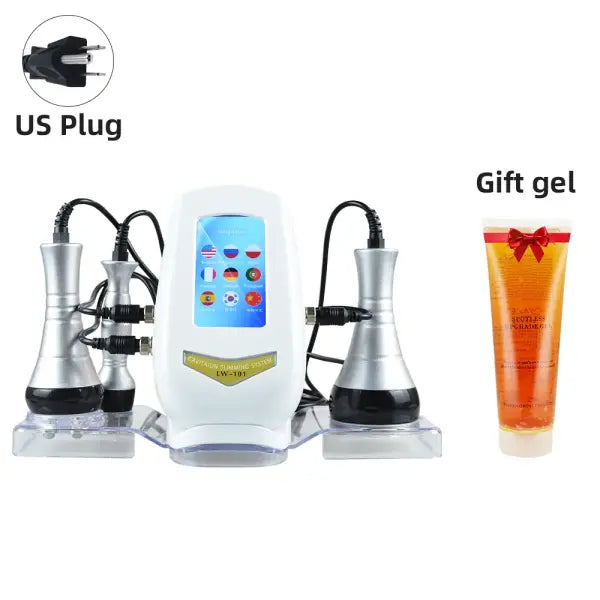 Miss Queeny 3-in-1 Vacuum 40K Slimming Cavitation Machine Skin Tightening And Anti Wrinkle Beauty Equipment（Fast