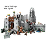 MOC 1368Pcs Block Lord Rings Figures Blocks The Battle Of Helms Deep Model Action Figure DIY Toys For Children