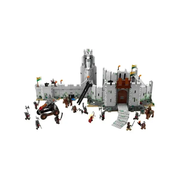 MOC 1368Pcs Block Lord Rings Figures Blocks The Battle Of Helms Deep Model Action Figure DIY Toys For Children