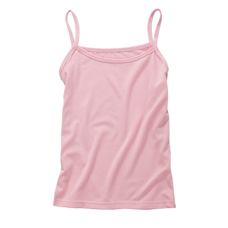 Modal Comfortable Girls Underwear Camisole Vest - Pink / 100cm