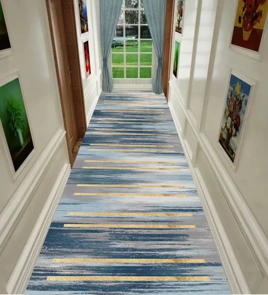 Modern Abstract Corridor Carpet Runner - Non-Slip Washable Hallway Rug - Lint-free4 / 60x200cm 23.6x78in