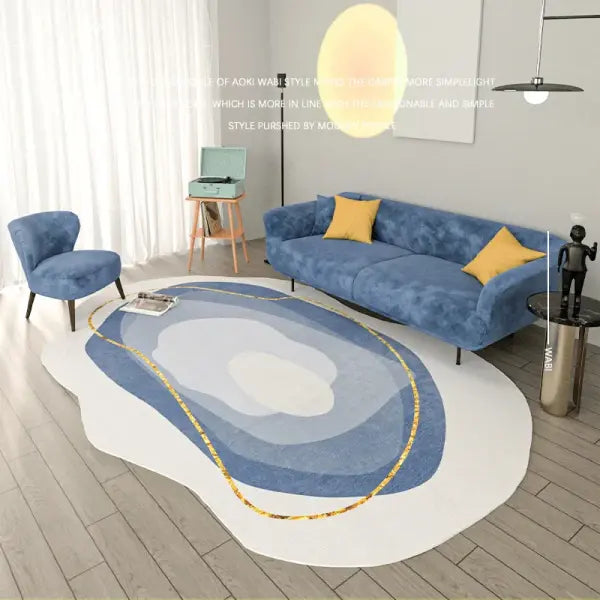 Modern Minimalist Irregular Living Room Carpet - Aesthetic Asymmetric Rug for Bedroom & Decor - 11 / 300x400cm