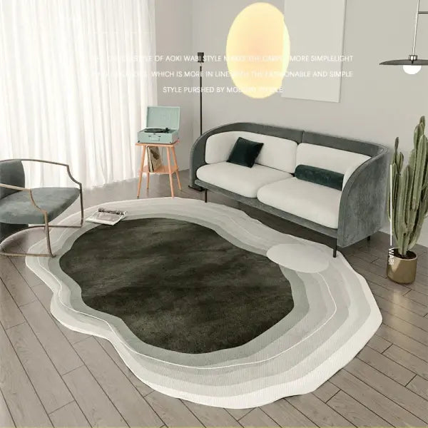 Modern Minimalist Irregular Living Room Carpet - Aesthetic Asymmetric Rug for Bedroom & Decor - 15 / 300x400cm