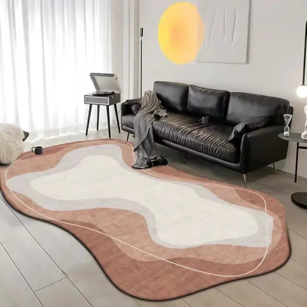 Modern Minimalist Irregular Living Room Carpet - Aesthetic Asymmetric Rug for Bedroom & Decor - 22 / 120x160cm