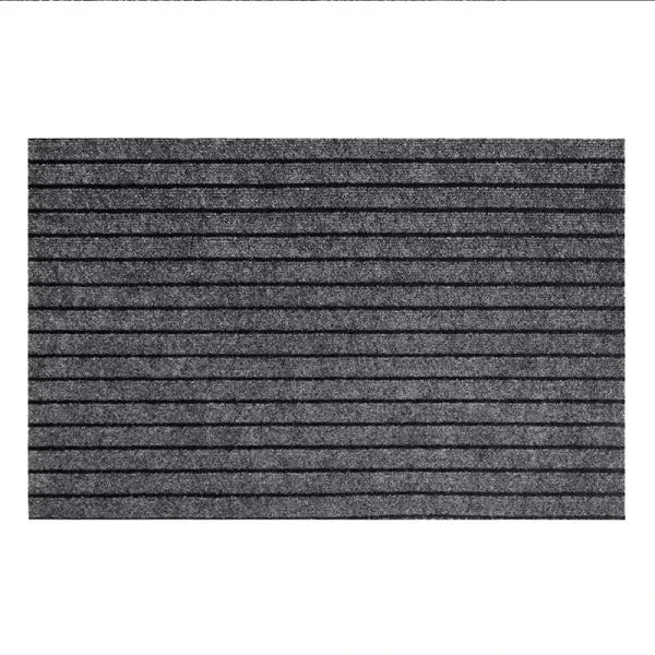 Modern Minimalist Square Floor Mat - Durable & Non-Slip for Indoor/Outdoor Use - 400MMx1200MM / Grey