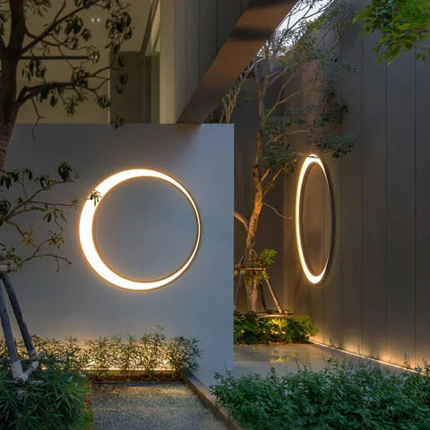 Modern Outdoor Wall Light - IP65 Waterproof LED Porch & Garden Lamp - White light 6000K / D100cm / CHINA