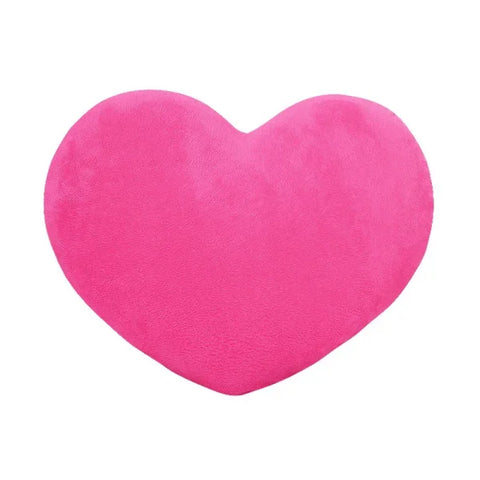 Pink heart-shaped seat cushion ideal for Valentine’s Day decorating and comfort
