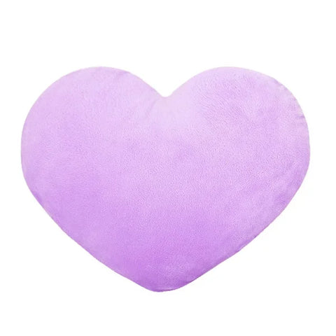Purple heart-shaped seat cushion perfect for Valentine’s Day home decorating