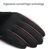 Winter Motorcycle Gloves – Thermal Fleece Lined Full Finger Waterproof Riding Gloves