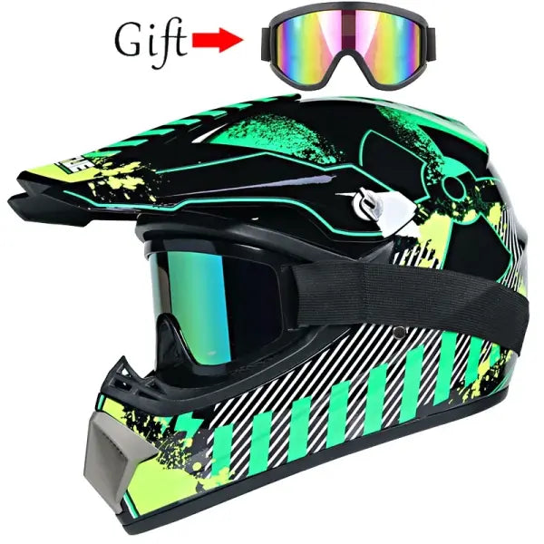 DOT Motocross Helmet ABS Kids Off-Road Downhill Safety