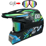DOT Motocross Helmet ABS Kids Off-Road Downhill Safety - 14 / L