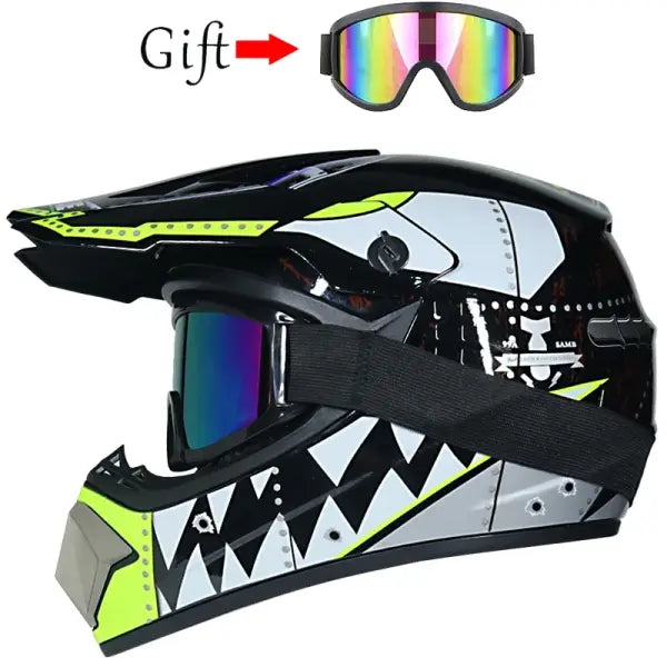 DOT Motocross Helmet ABS Kids Off-Road Downhill Safety