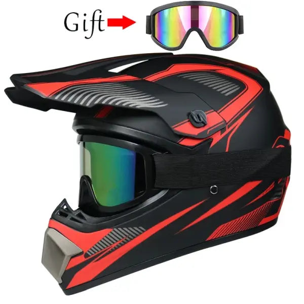 DOT Motocross Helmet ABS Kids Off-Road Downhill Safety - 5 / L