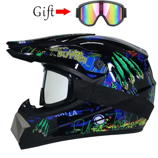 DOT Motocross Helmet ABS Kids Off-Road Downhill Safety
