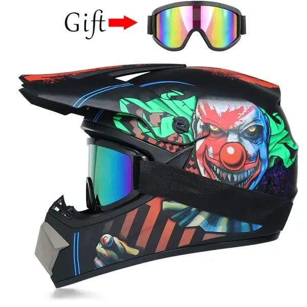 DOT Motocross Helmet ABS Kids Off-Road Downhill Safety - 21 / L