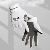 Ice riding gloves breathable nylon unisex summer fishing - WHITE / M