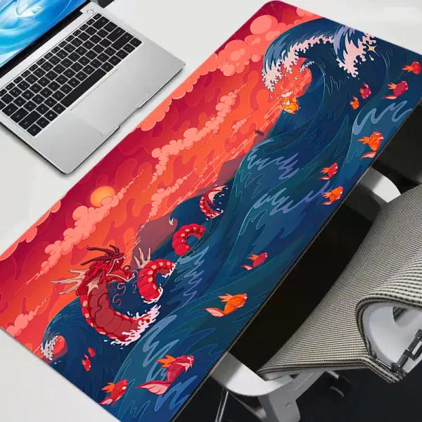 Bandai Gengar Large Desk Mat and Computer Laptop Anime Keyboard Mouse Pad - TK-0000005927 / 1000x500x2mm / China
