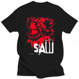 SAW Movie Horror Graphic T-Shirt - Vintage Cotton Cult Classic Mystery Tee - 0362 / XXXL
