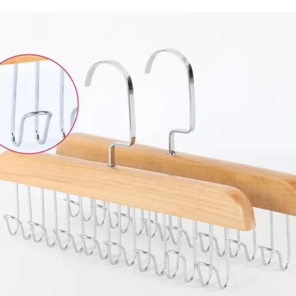 Multi-function Household Hook for Clothes Organization and Drying - Log color