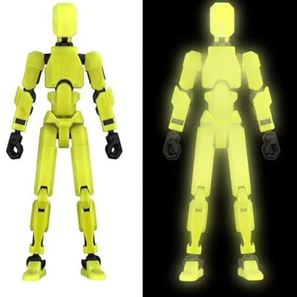 Multi-Jointed 3D Printed Shapeshift Robot 2.0 – 13 Movable Action Figures for Kids & Adults - Himpall