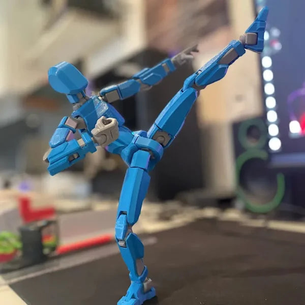 Multi-Jointed 3D Printed Shapeshift Robot 2.0 – 13 Movable Action Figures for Kids & Adults - Himpall
