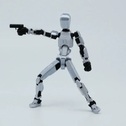 Multi-Jointed 3D Printed Shapeshift Robot 2.0 – 13 Movable Action Figures for Kids & Adults - Himpall