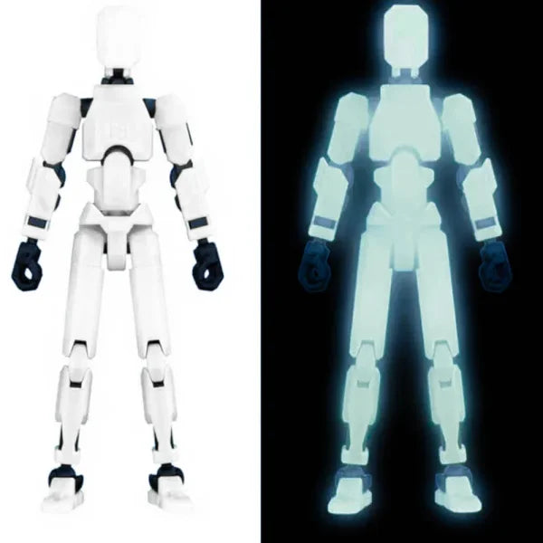 Multi-Jointed 3D Printed Shapeshift Robot 2.0 – 13 Movable Action Figures for Kids & Adults - Himpall
