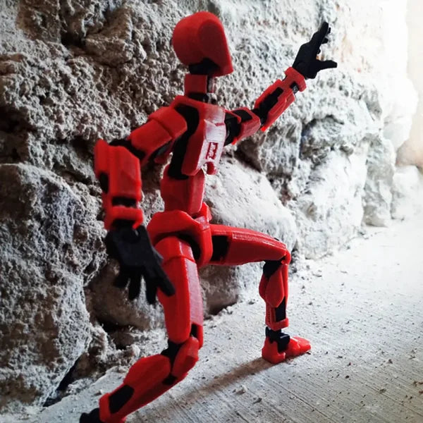 Multi-Jointed 3D Printed Shapeshift Robot 2.0 – 13 Movable Action Figures for Kids & Adults - Himpall