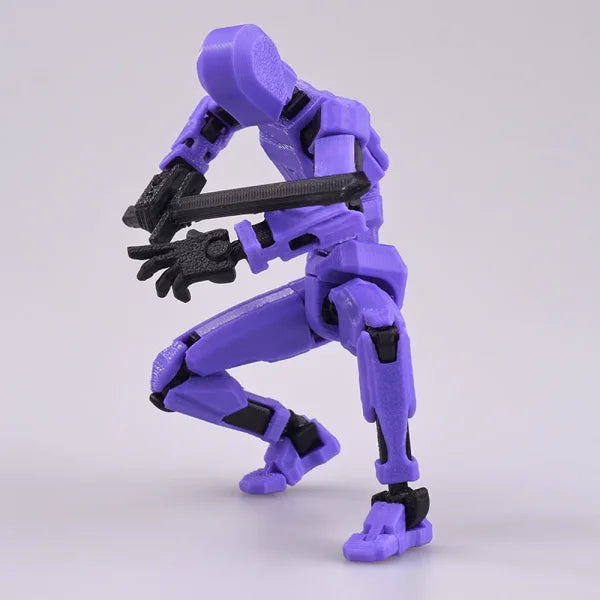 Multi-Jointed 3D Printed Shapeshift Robot 2.0 – 13 Movable Action Figures for Kids & Adults - Himpall