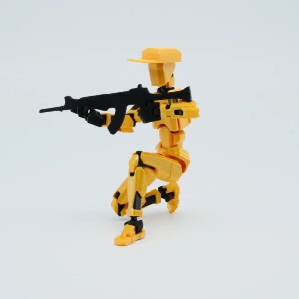 Multi-Jointed 3D Printed Shapeshift Robot 2.0 – 13 Movable Action Figures for Kids & Adults - Himpall