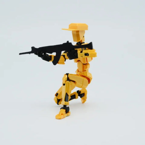 Multi-Jointed 3D Printed Shapeshift Robot 2.0 – 13 Movable Action Figures for Kids & Adults - Himpall