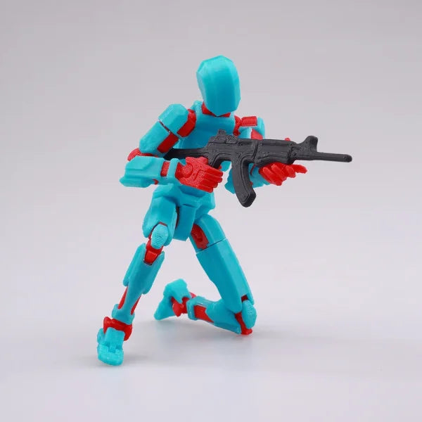 Multi-Jointed 3D Printed Shapeshift Robot 2.0 – 13 Movable Action Figures for Kids & Adults - Himpall