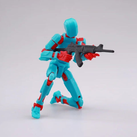 Multi-Jointed 3D Printed Shapeshift Robot 2.0 – 13 Movable Action Figures for Kids & Adults - Himpall