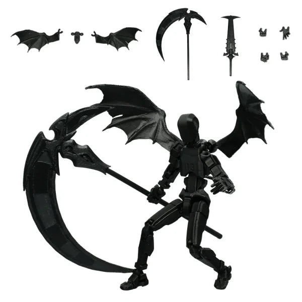 Multi-Jointed 3D Printed Shapeshift Robot 2.0 – 13 Movable Action Figures for Kids & Adults - Himpall