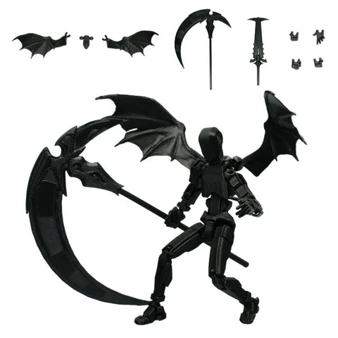 Multi-Jointed 3D Printed Shapeshift Robot 2.0 – 13 Movable Action Figures for Kids & Adults - Himpall