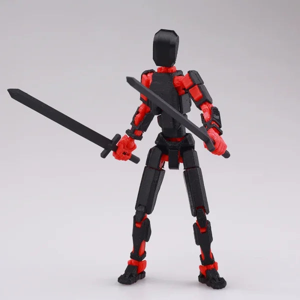 Multi-Jointed 3D Printed Shapeshift Robot 2.0 – 13 Movable Action Figures for Kids & Adults - Himpall