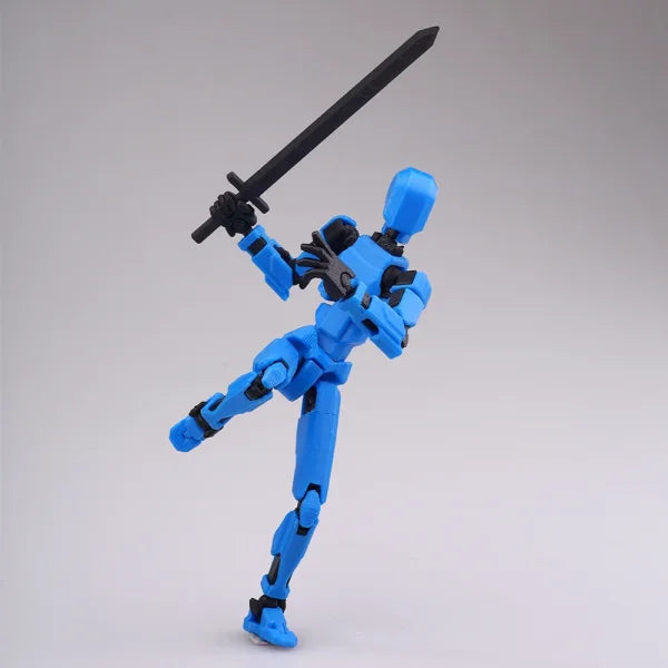 Multi-Jointed 3D Printed Shapeshift Robot 2.0 – 13 Movable Action Figures for Kids & Adults - Himpall