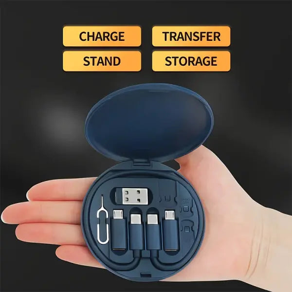 Multi USB Type Adapter Cable Kit 60W Charging Universal Set