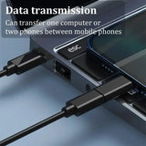 Multi USB Type Adapter Cable Kit 60W Charging Universal Set