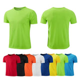 Multicolor Quick Dry Short Sleeve Sport T-Shirt for Fitness Training