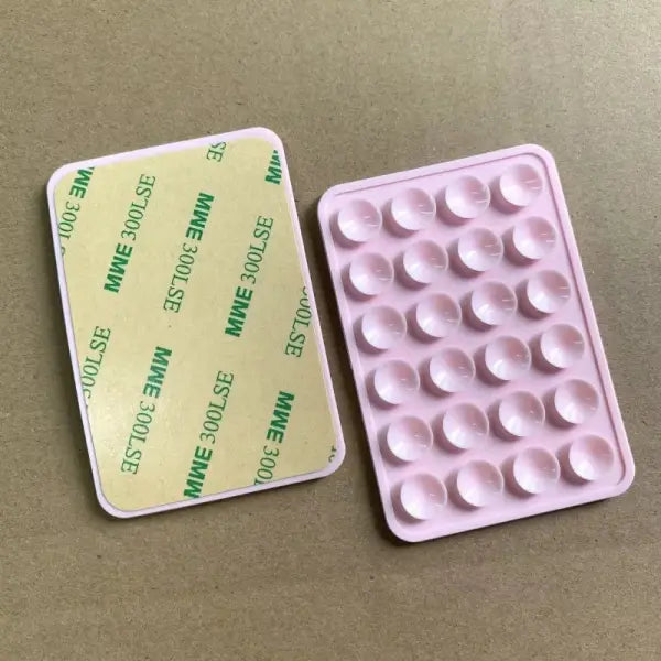 Multifunctional Mobile Phone Silicone Suction Cup 24 Square Mobile Phone Single-Sided Case Anti-Slip Holder Mount