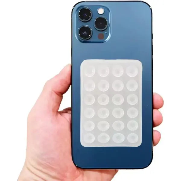 Multifunctional Mobile Phone Silicone Suction Cup 24 Square Mobile Phone Single-Sided Case Anti-Slip Holder Mount