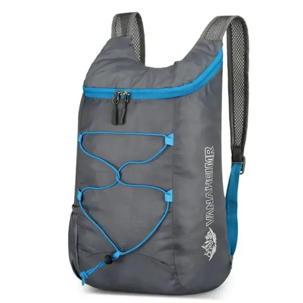 Vanaheimr Multifunctional Outdoor Folding Backpack Waterproof Sports Bag - Gray