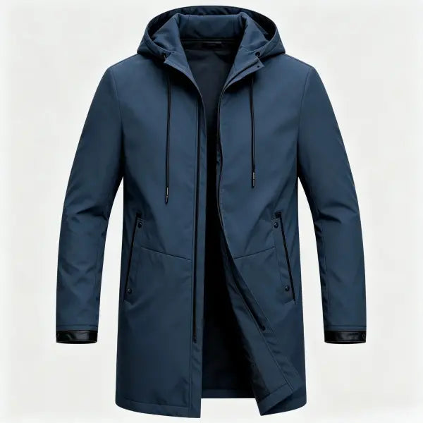 Polyester Winter Jacket Mid-Length Warm Casual Apparel - 903-2 / M