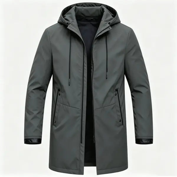Polyester Winter Jacket Mid-Length Warm Casual Apparel - 903-5 / M