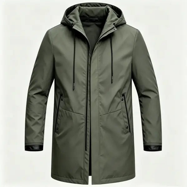 Polyester Winter Jacket Mid-Length Warm Casual Apparel - 903-9 / XL